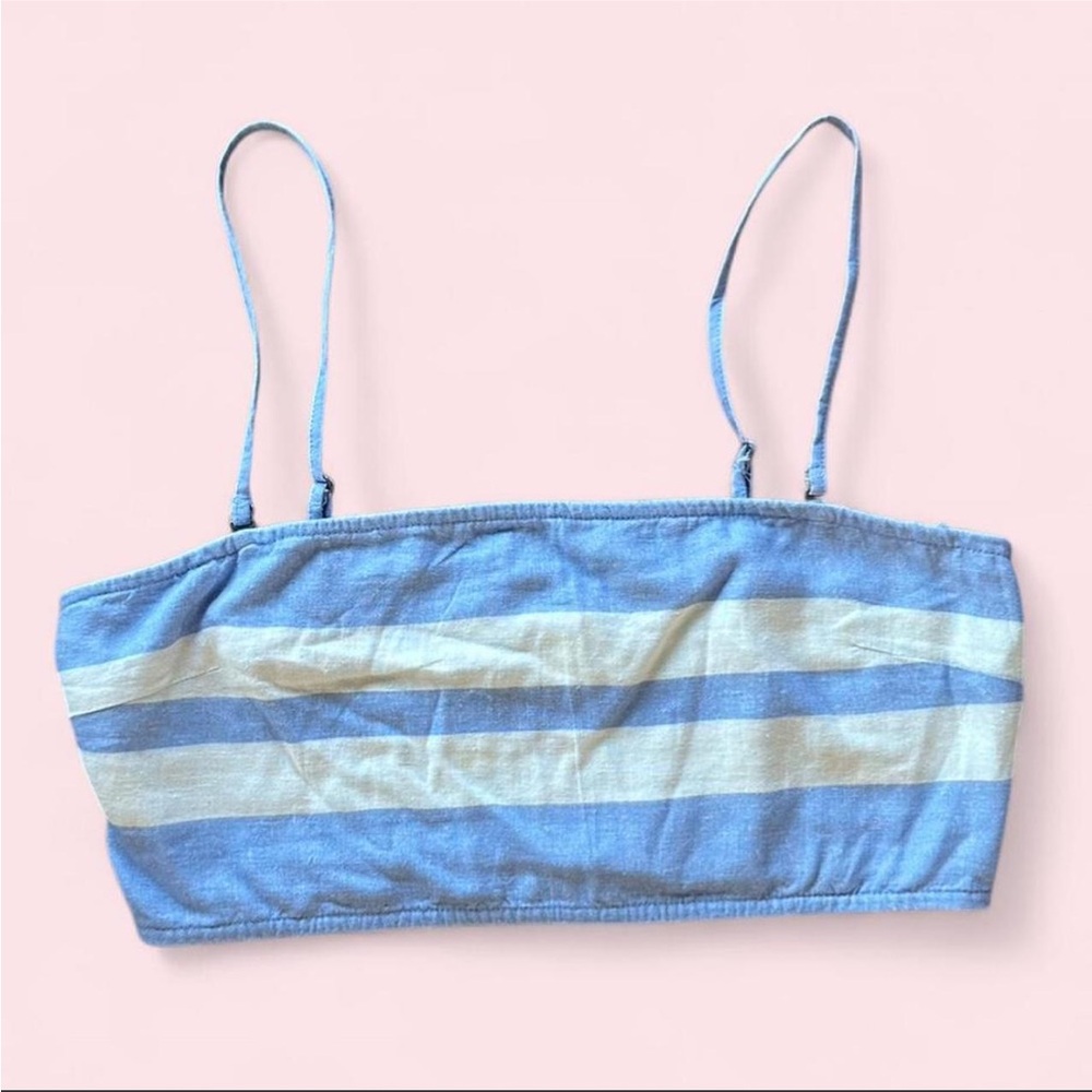 Celandine Linen Top w/ Adjustable Straps/Strapless